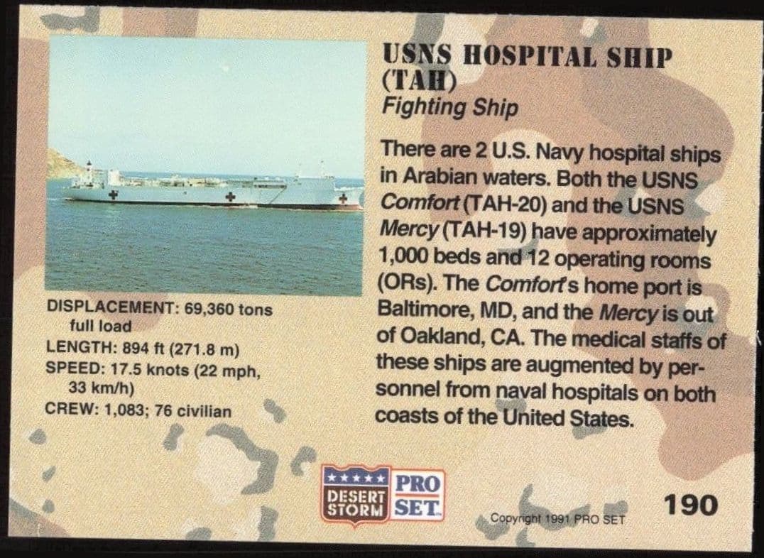 USNS Hospital Ship (TAH) - Back