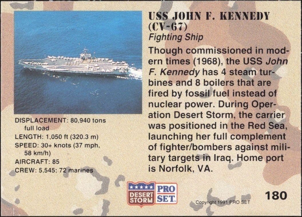 USS John F. Kennedy (CV-67) - Back