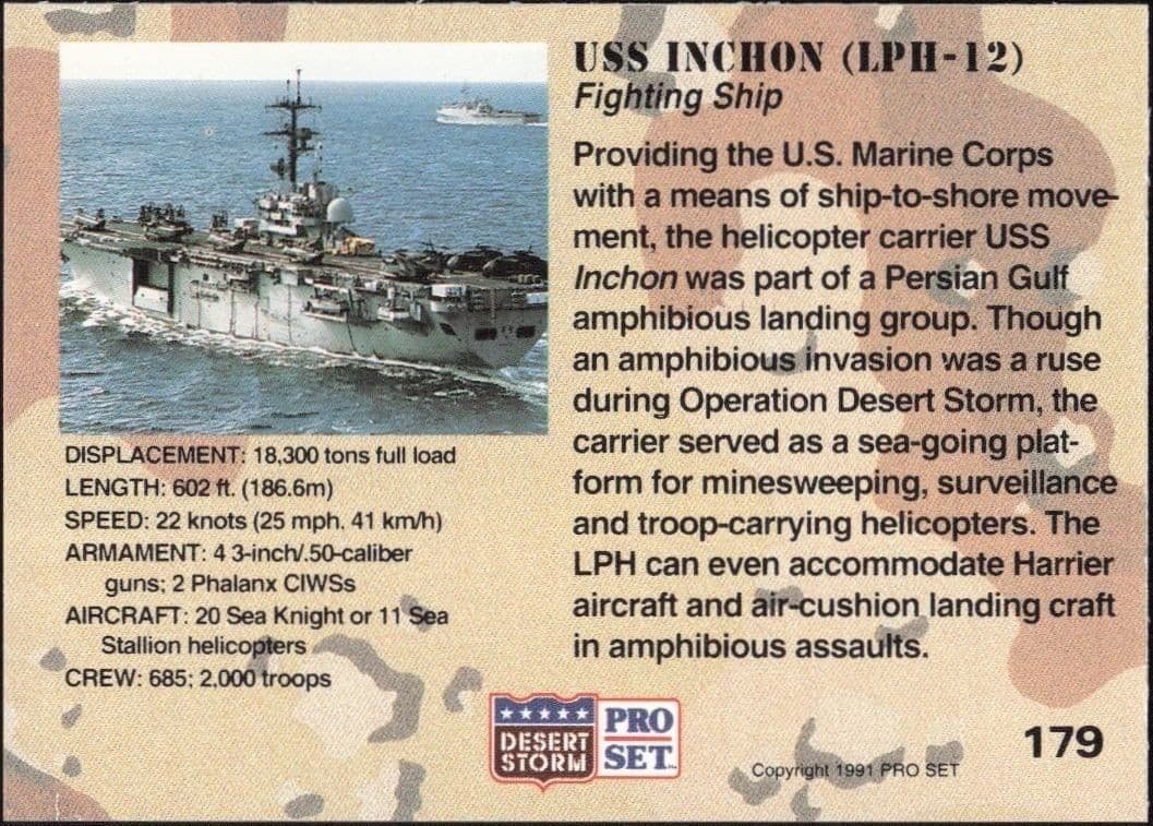 USS Inchon (LPH-12) - Back