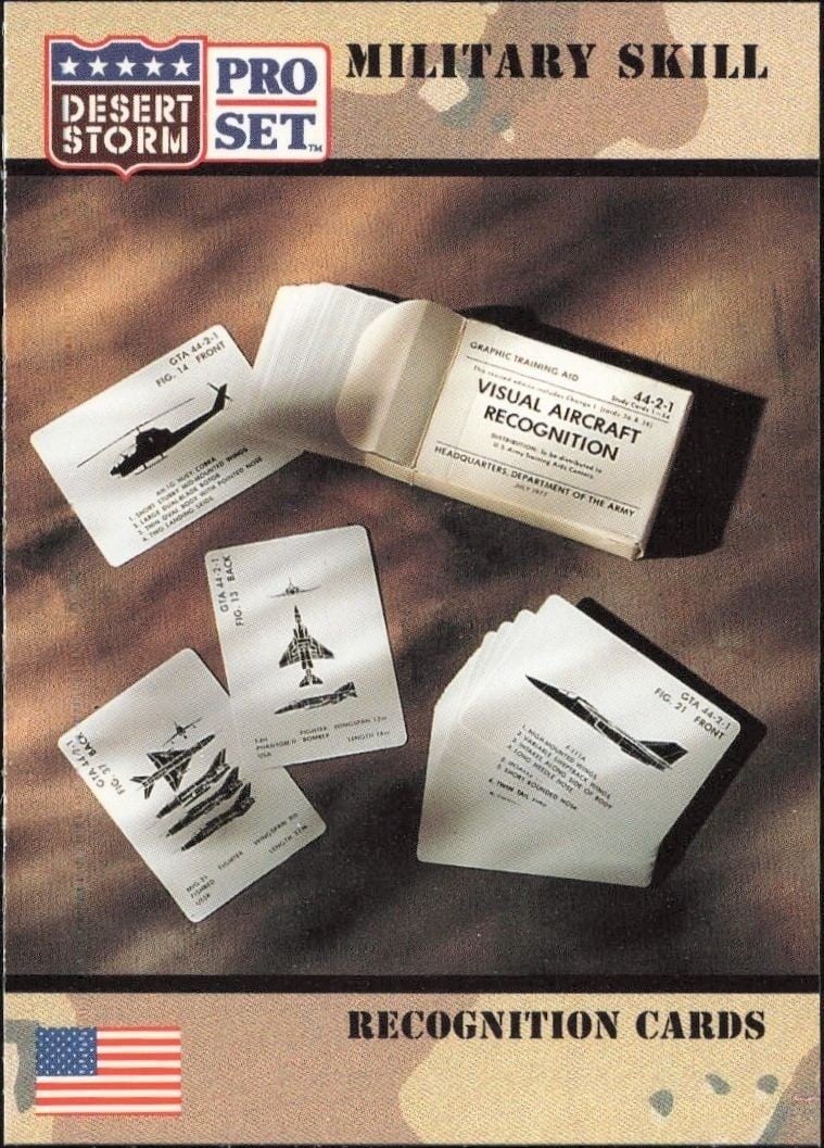 Recognition Cards 1991 Pro Set Desert Storm #173 Military Trading Card - Front 1991 Pro Set Desert Storm Recognition Cards #173 military trading card front