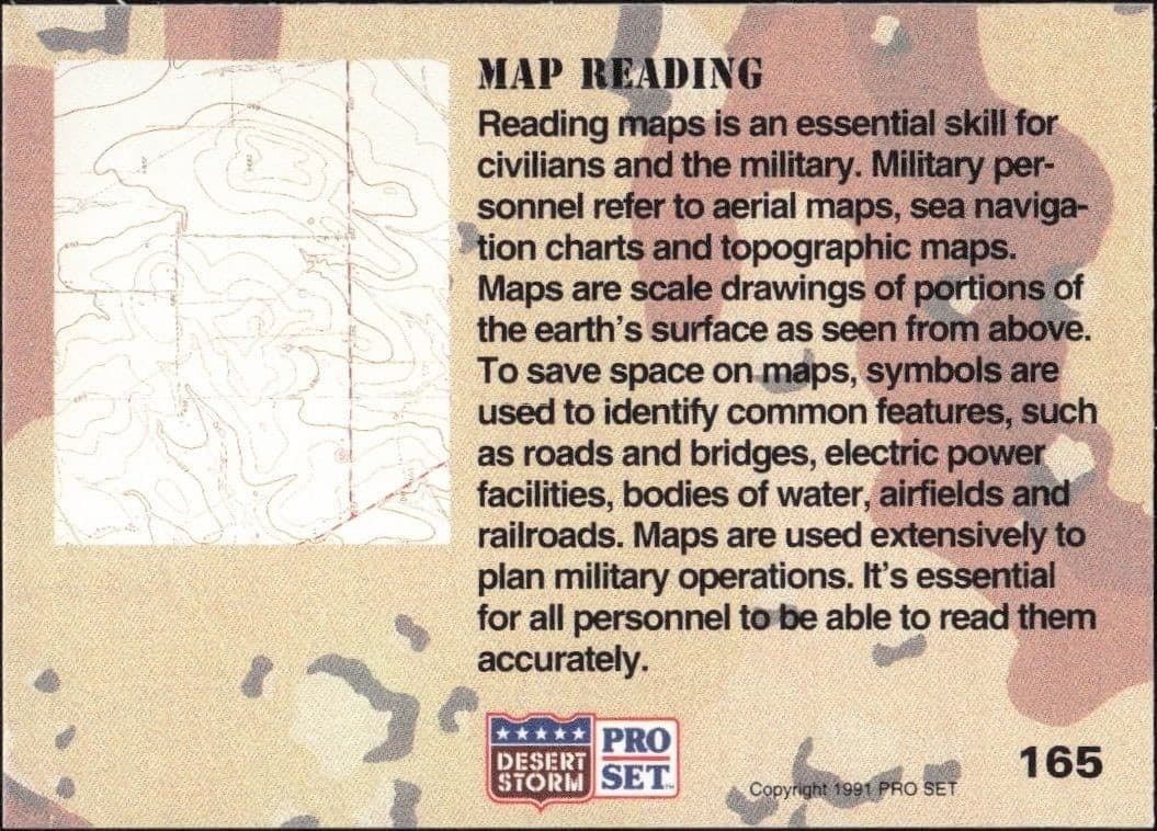 Map Reading - Back