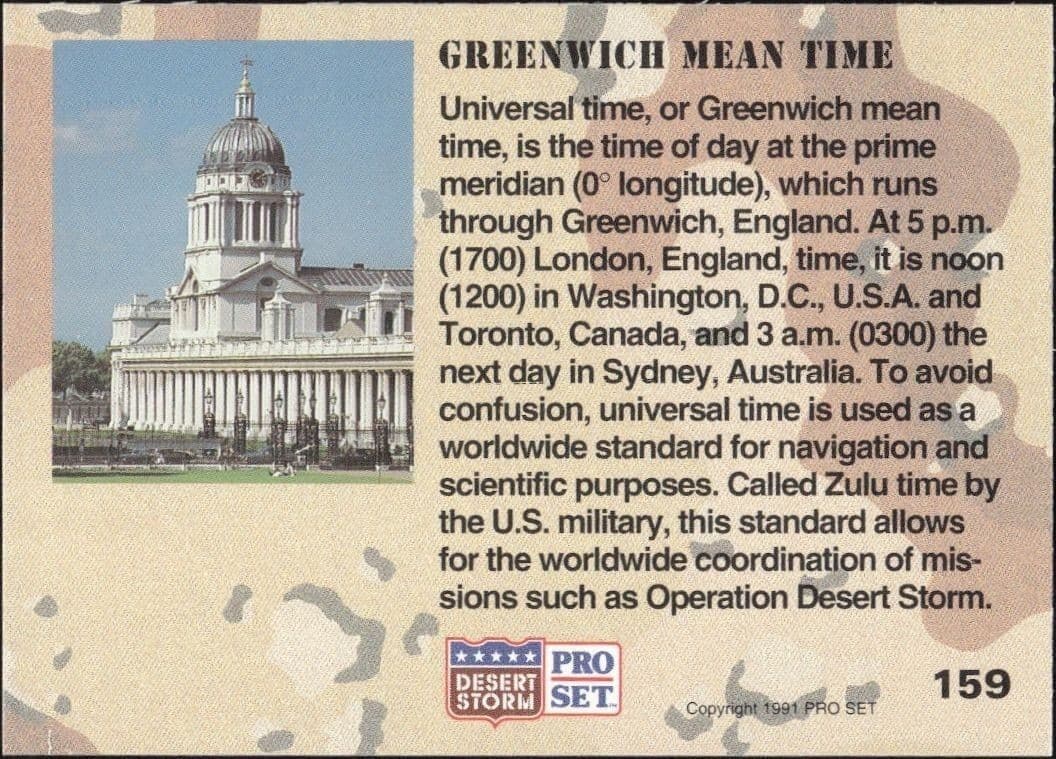 Greenwich Mean Time - Back