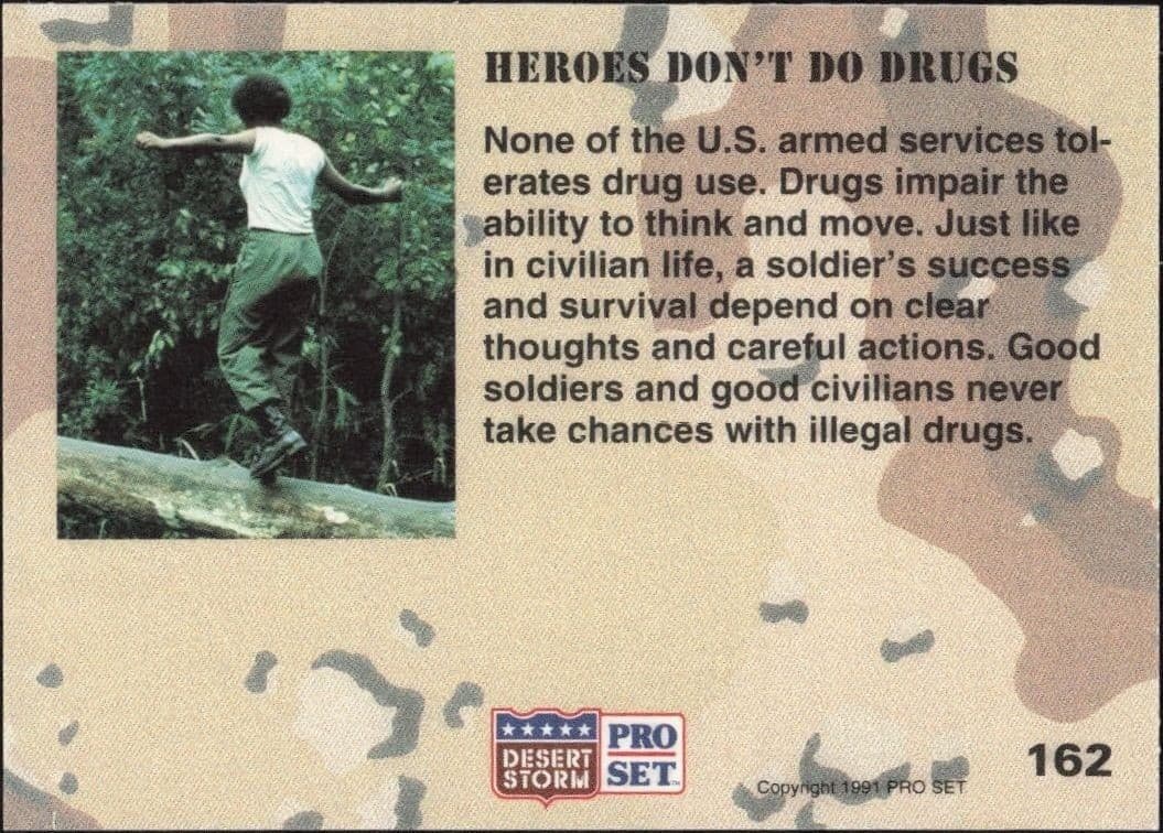 Heroes Dont Do Drugs - Back