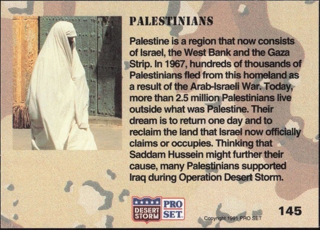 Palestinians - Back