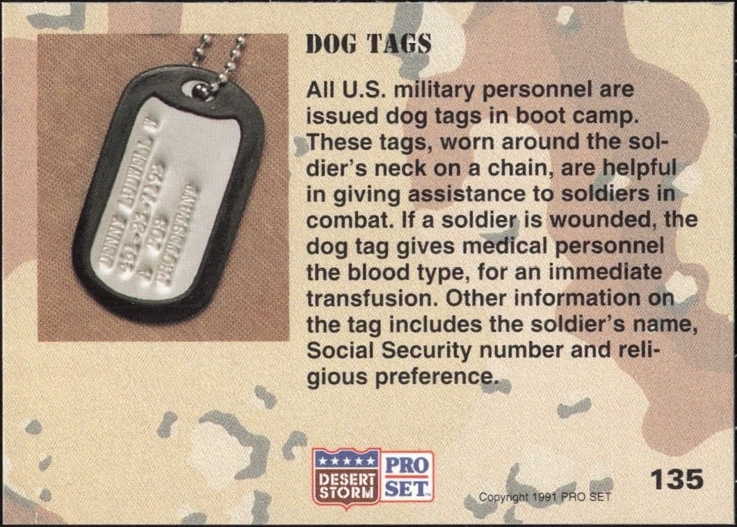 Dog Tags - Back