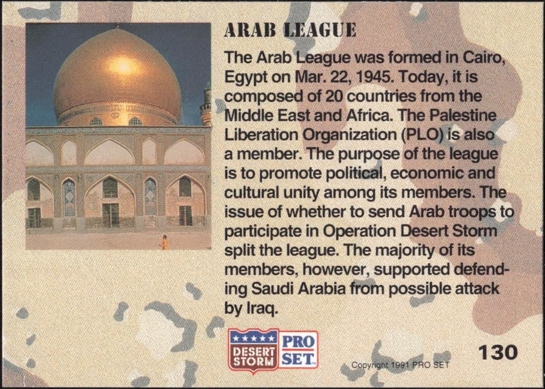 Arab League - Back