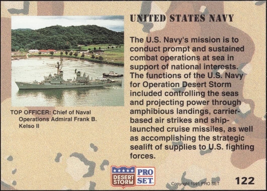 United States Navy - Back