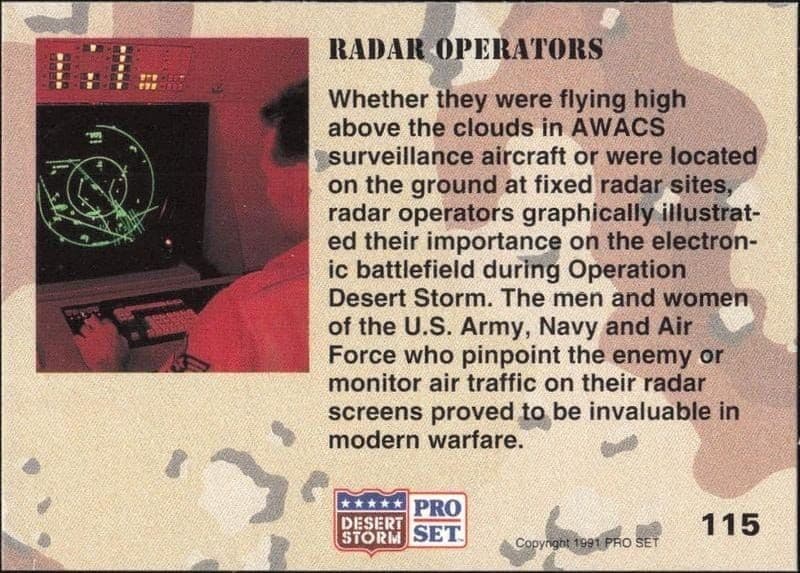 Radar Operators - Back