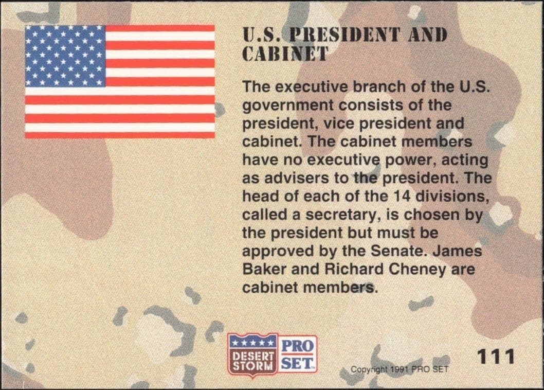 President And Cabinet - Back