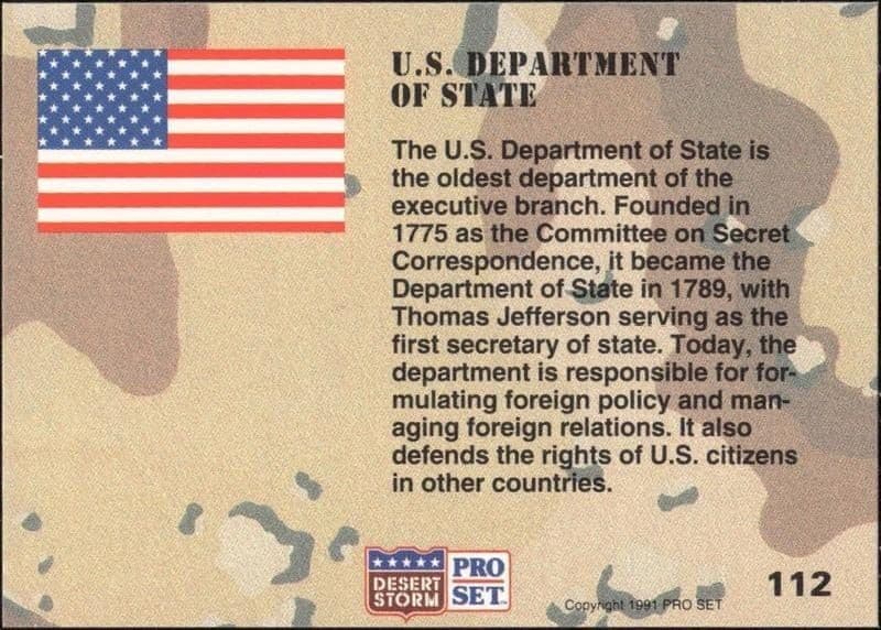 Department of State - Back