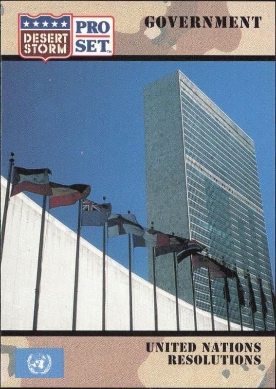 United Nations Resolutions - Front