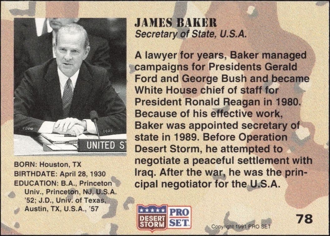James Baker - Back