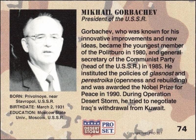 Mikhail Gorbachev - Back
