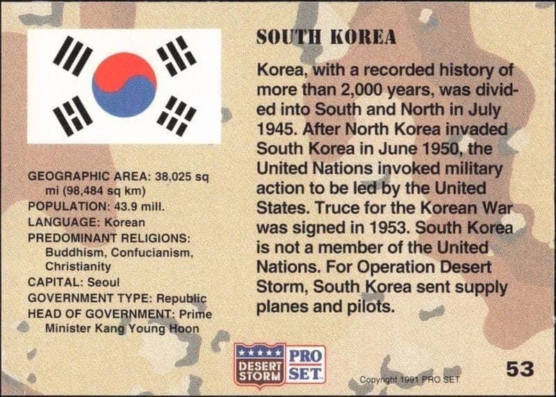 South Korea - Back