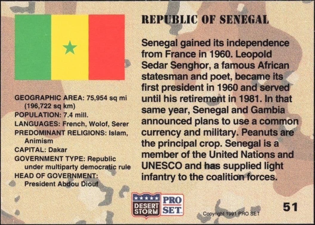Senegal - Back
