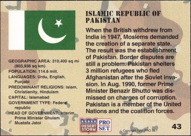 Pakistan - Back
