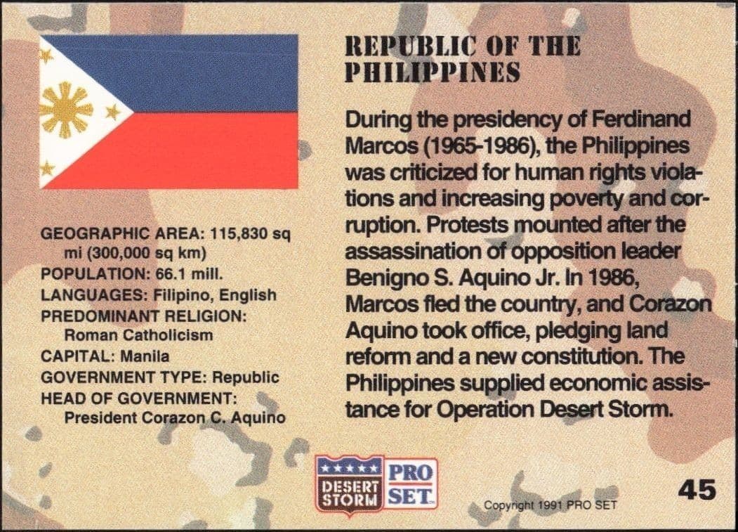 Philippines - Back