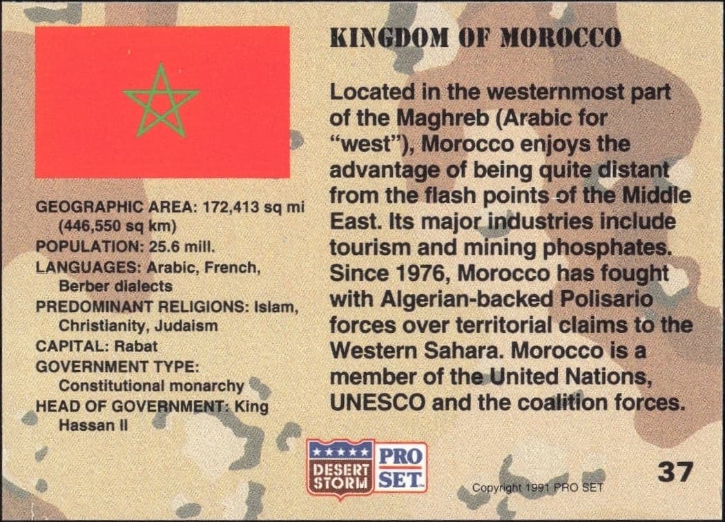 Morocco - Back