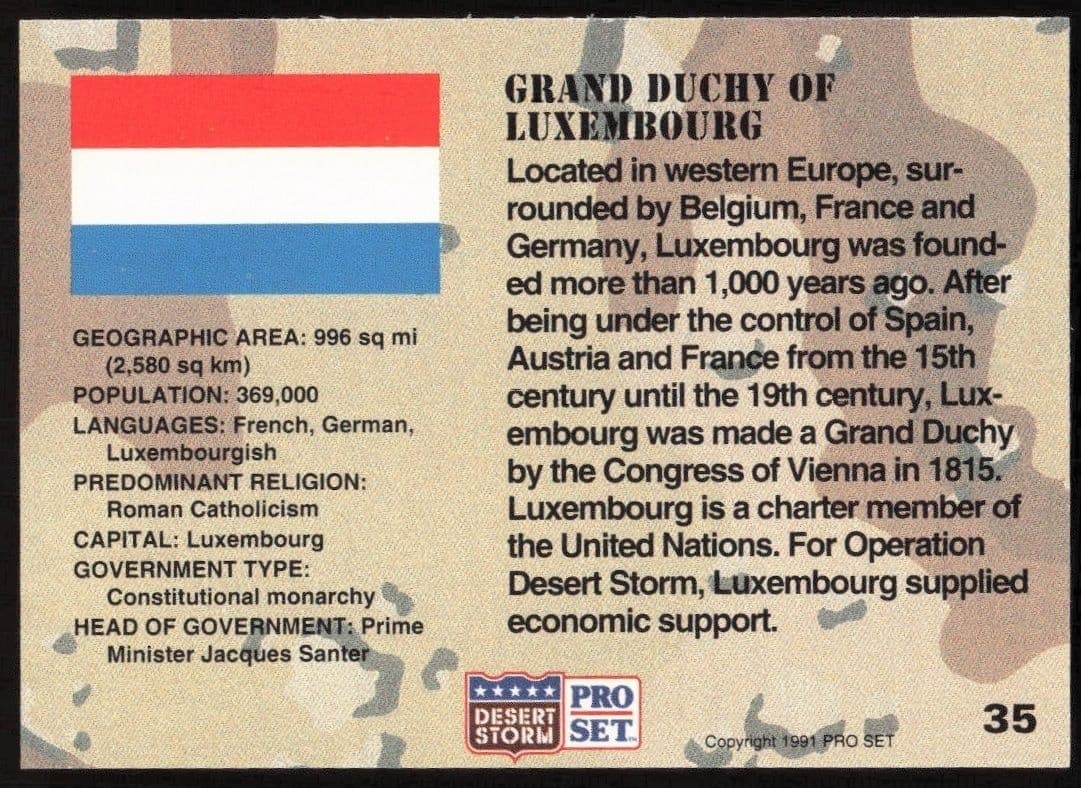 Luxembourg - Back
