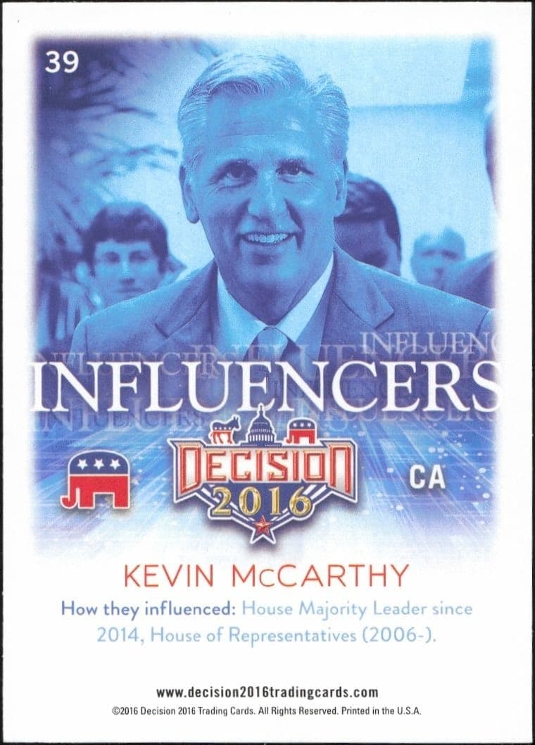 Kevin McCarthy - Back