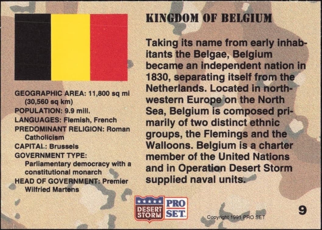 Belgium - Back