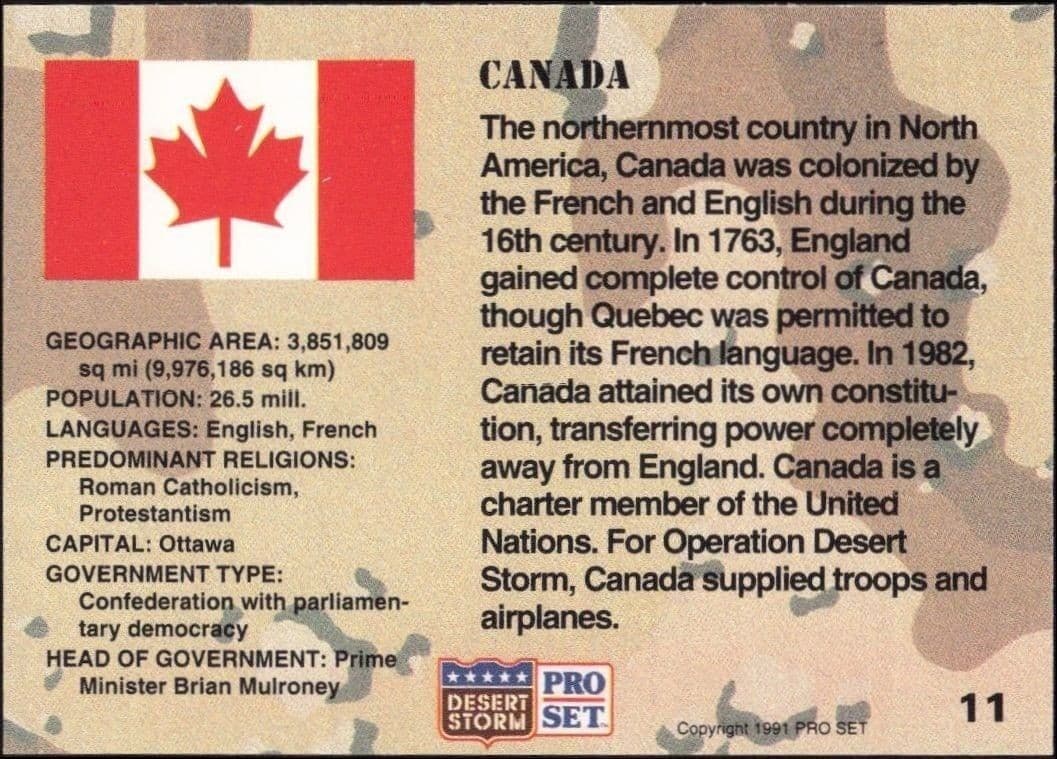 Canada - Back