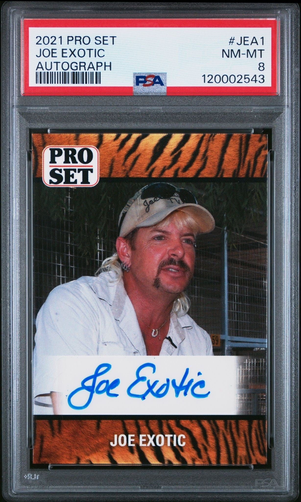 2021 Leaf Pro Set Joe Exotic #JEA1 trading card