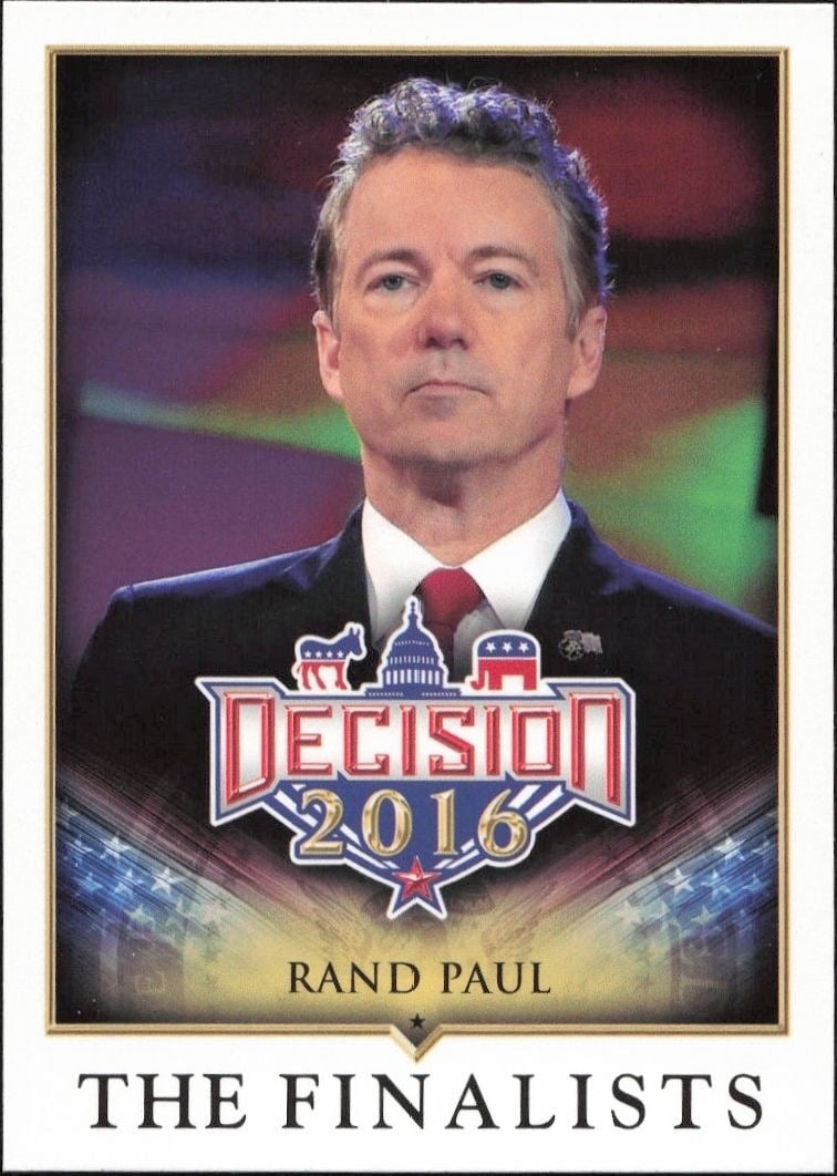 2016 Leaf Decision Rand Paul #86 trading card