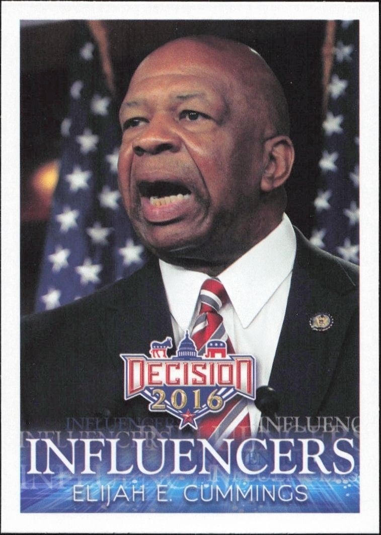 2016 Leaf Decision Elijah E. Cummings #30 trading card