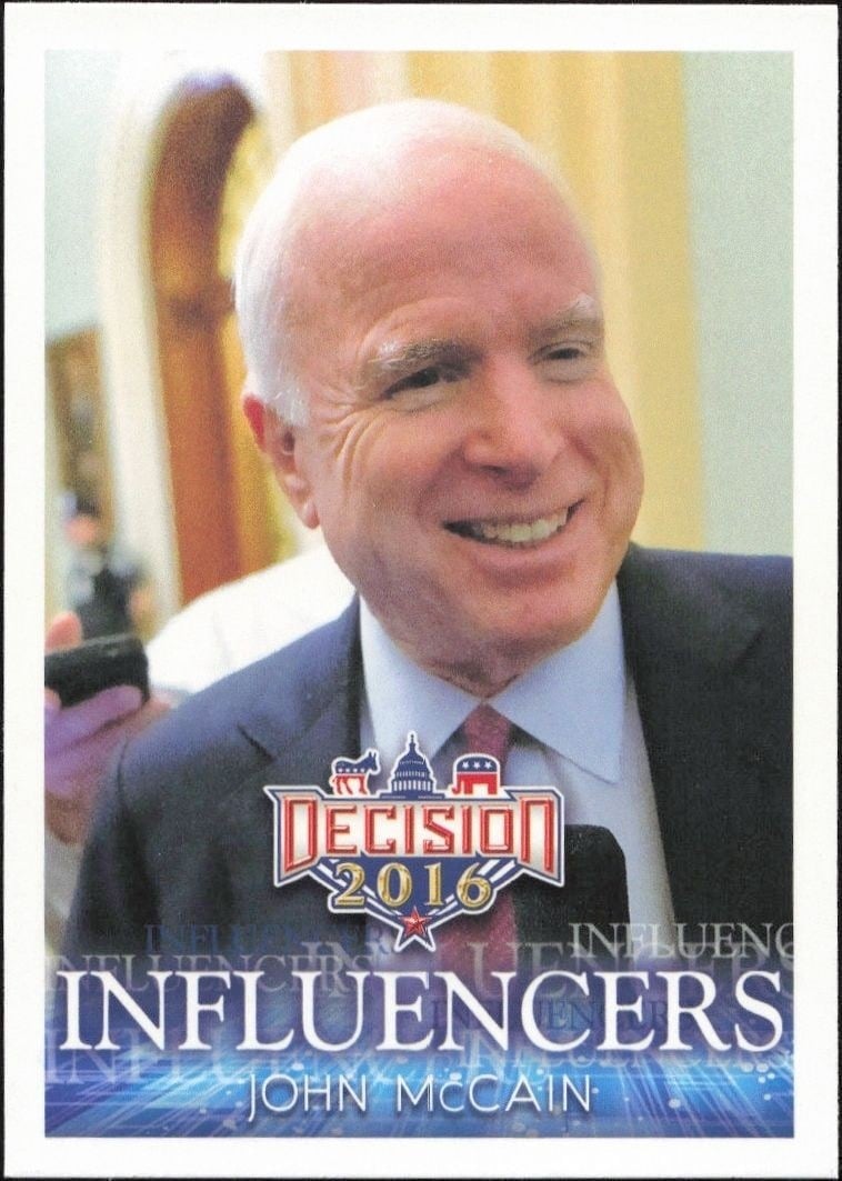 2016 Leaf Decision John McCain #37 trading card