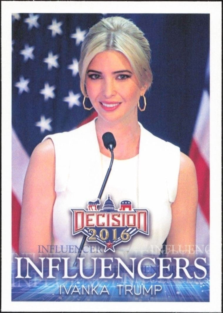 2016 Leaf Decision Ivanka Trump #33 trading card