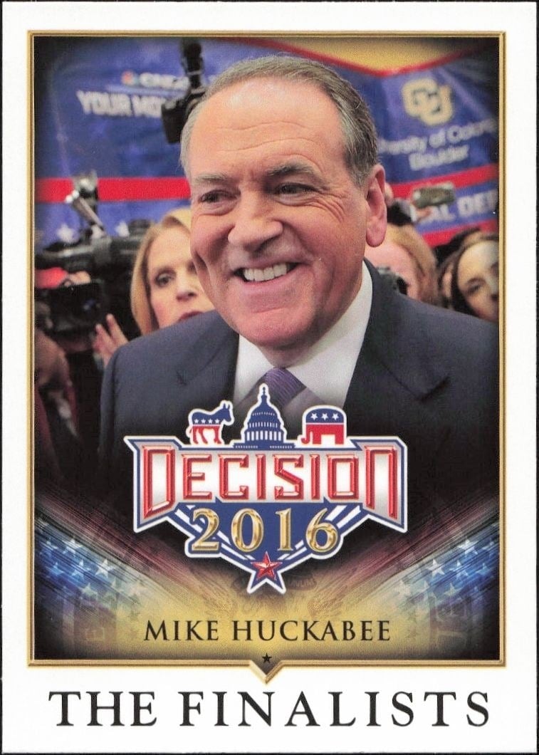 2016 Leaf Decision Mike Huckabee #87 trading card