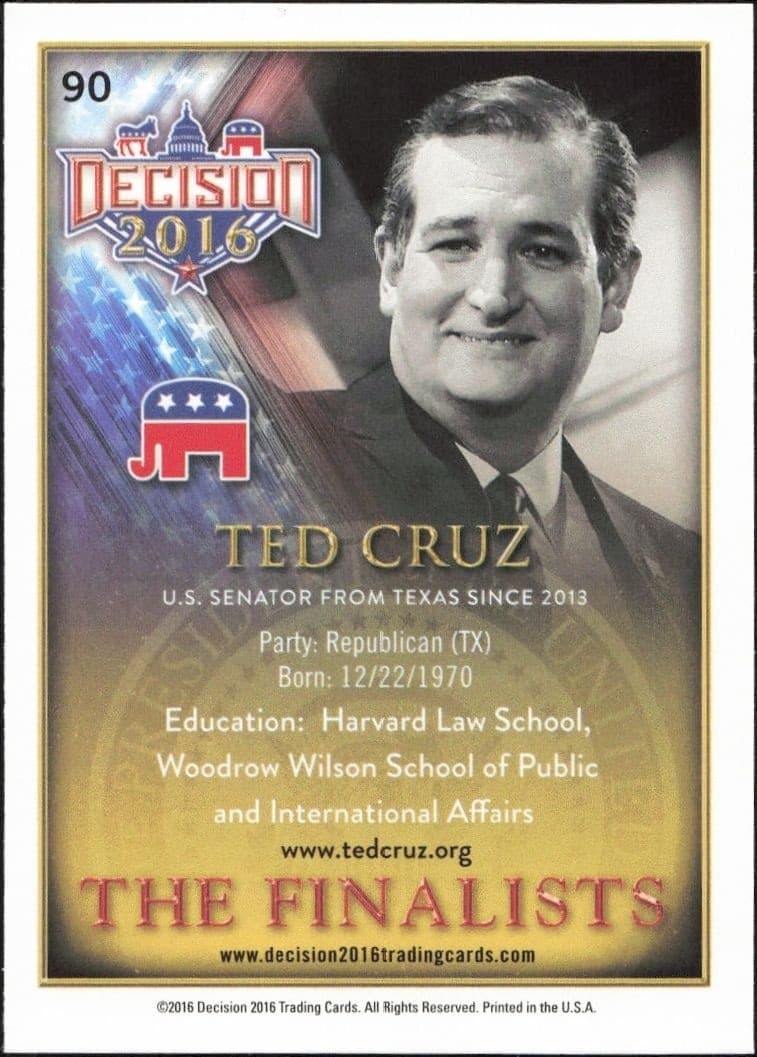 Ted Cruz - Back