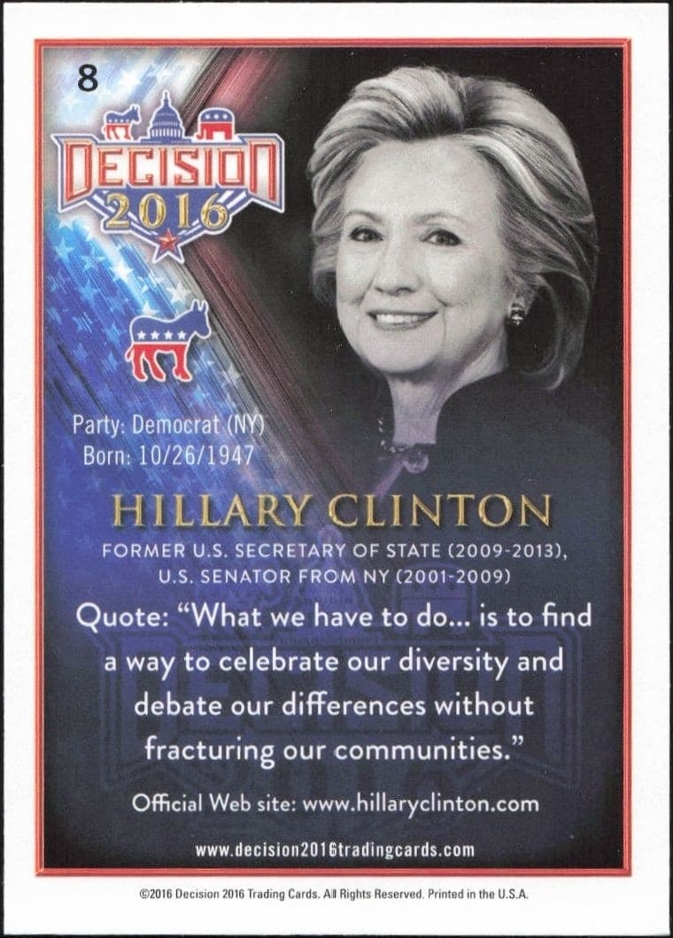 Hillary Clinton - Back