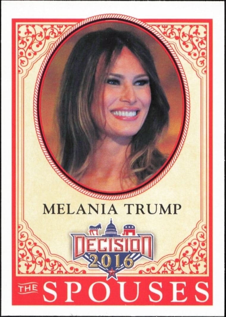 2016 Leaf Decision Melania Trump #63 trading card
