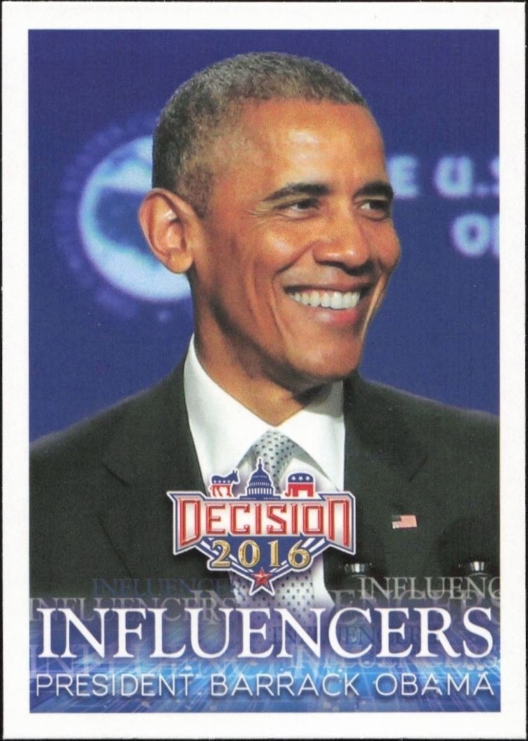 2016 Leaf Decision Barrack Obama #46 trading card
