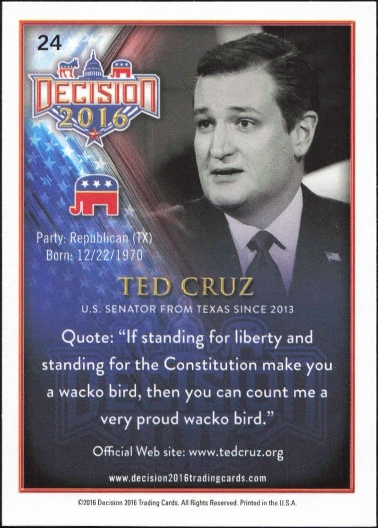 Ted Cruz - Back