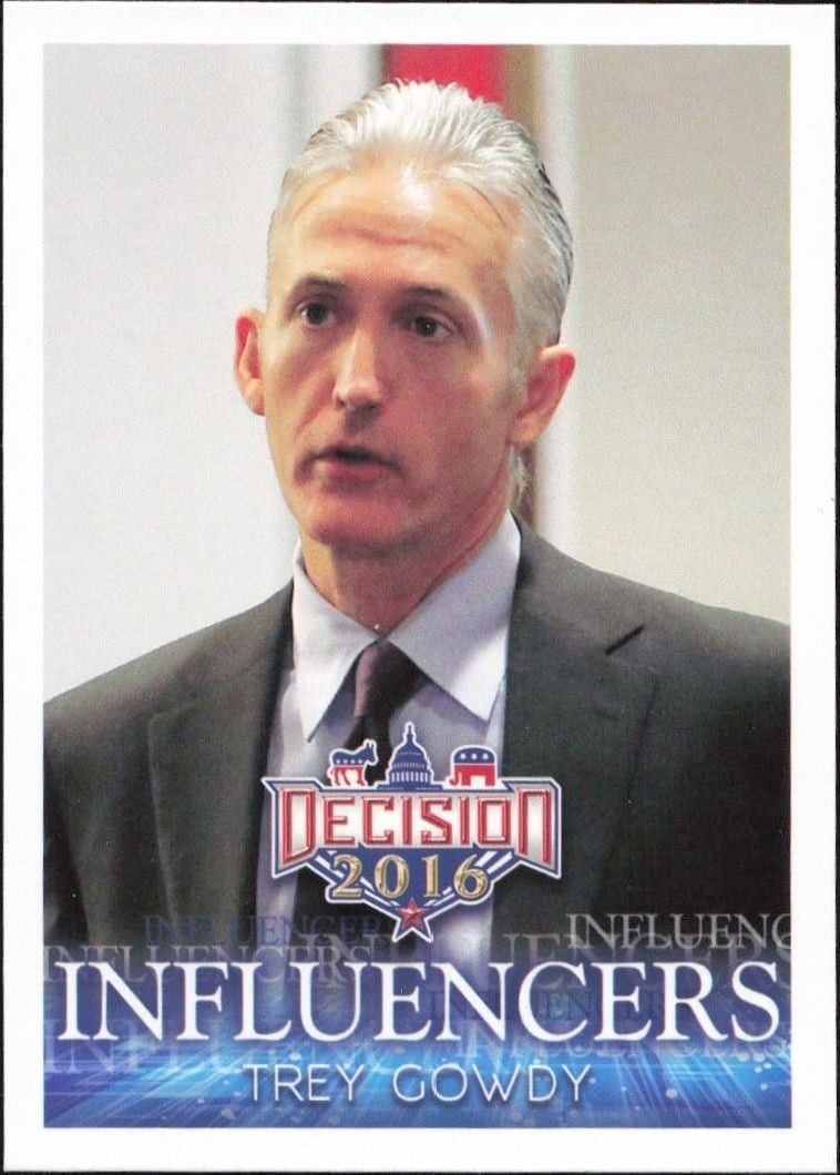 2016 Leaf Decision Trey Gowdy #27 trading card