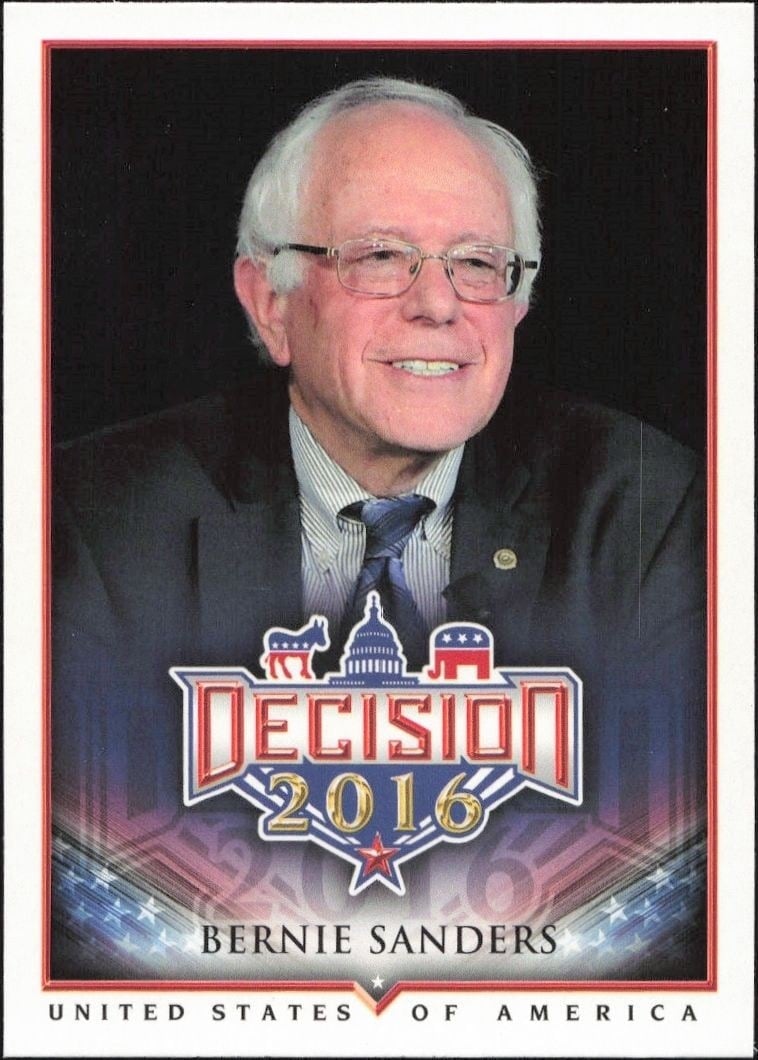 2016 Leaf Decision Bernie Sanders #2 trading card