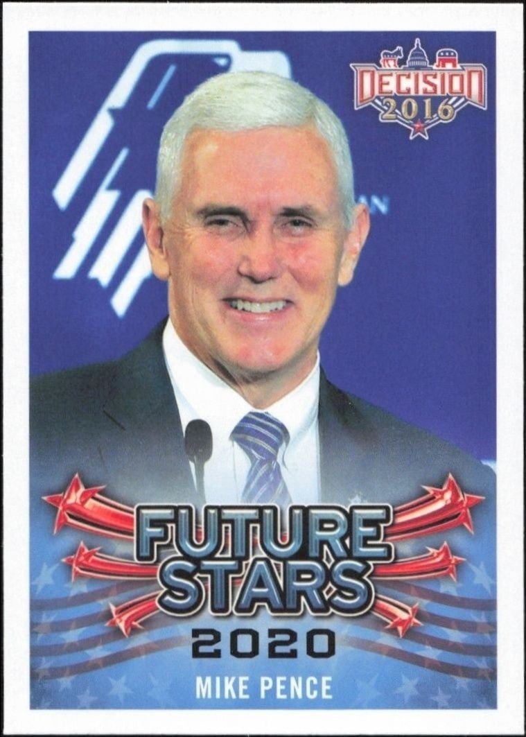 2016 Leaf Decision Mike Pence #107 trading card