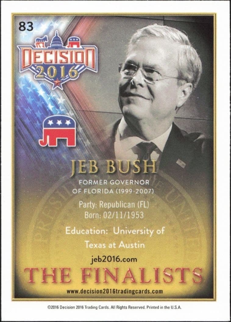 Jeb Bush - Back
