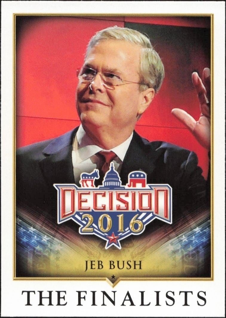 2016 Leaf Decision Jeb Bush #83 trading card