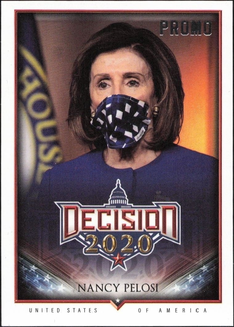 2020 Leaf Decision Nancy Pelosi #PC9 trading card