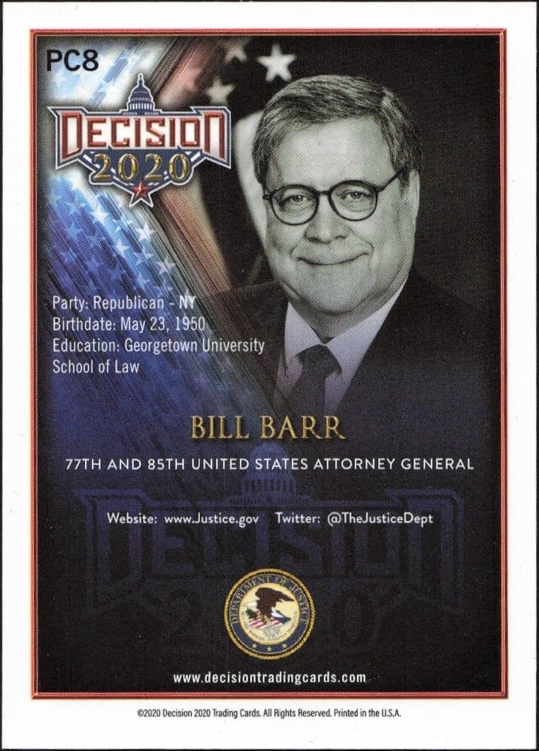 Bill Barr - Back