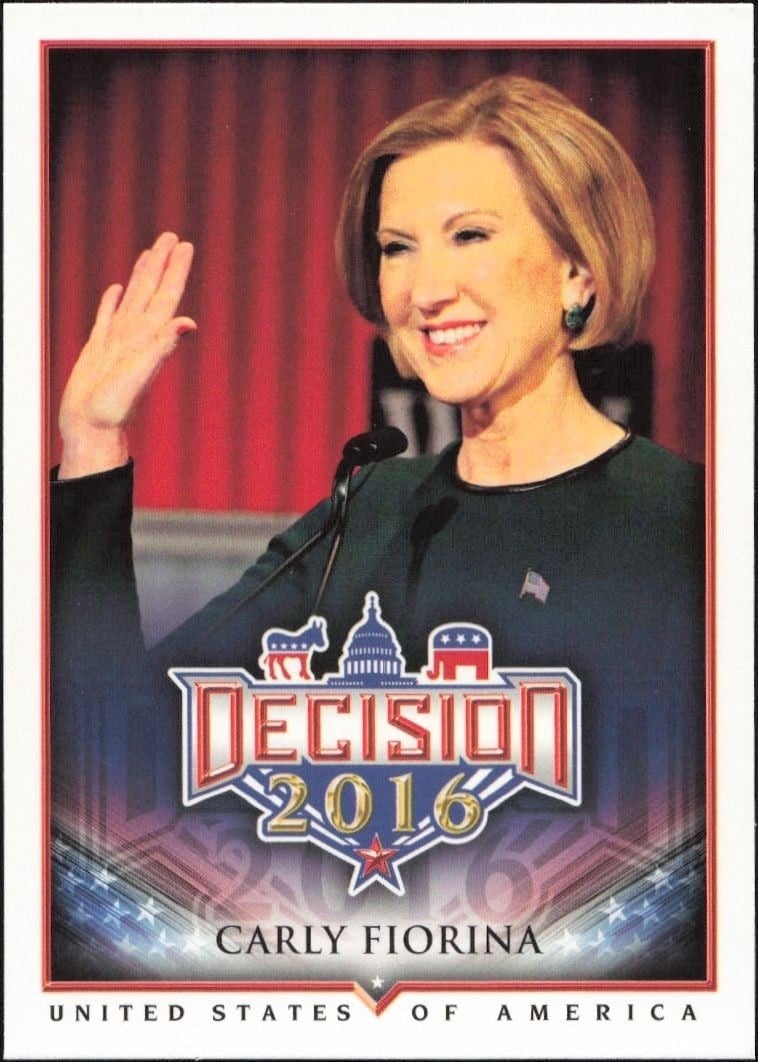 2016 Leaf Decision Carly Fiorina #4 trading card