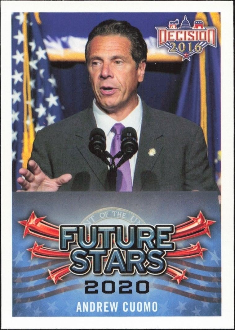 Andrew Cuomo 2016 Leaf Decision #98 Political Trading Card - Front 2016 Leaf Decision Andrew Cuomo #98 political trading card front