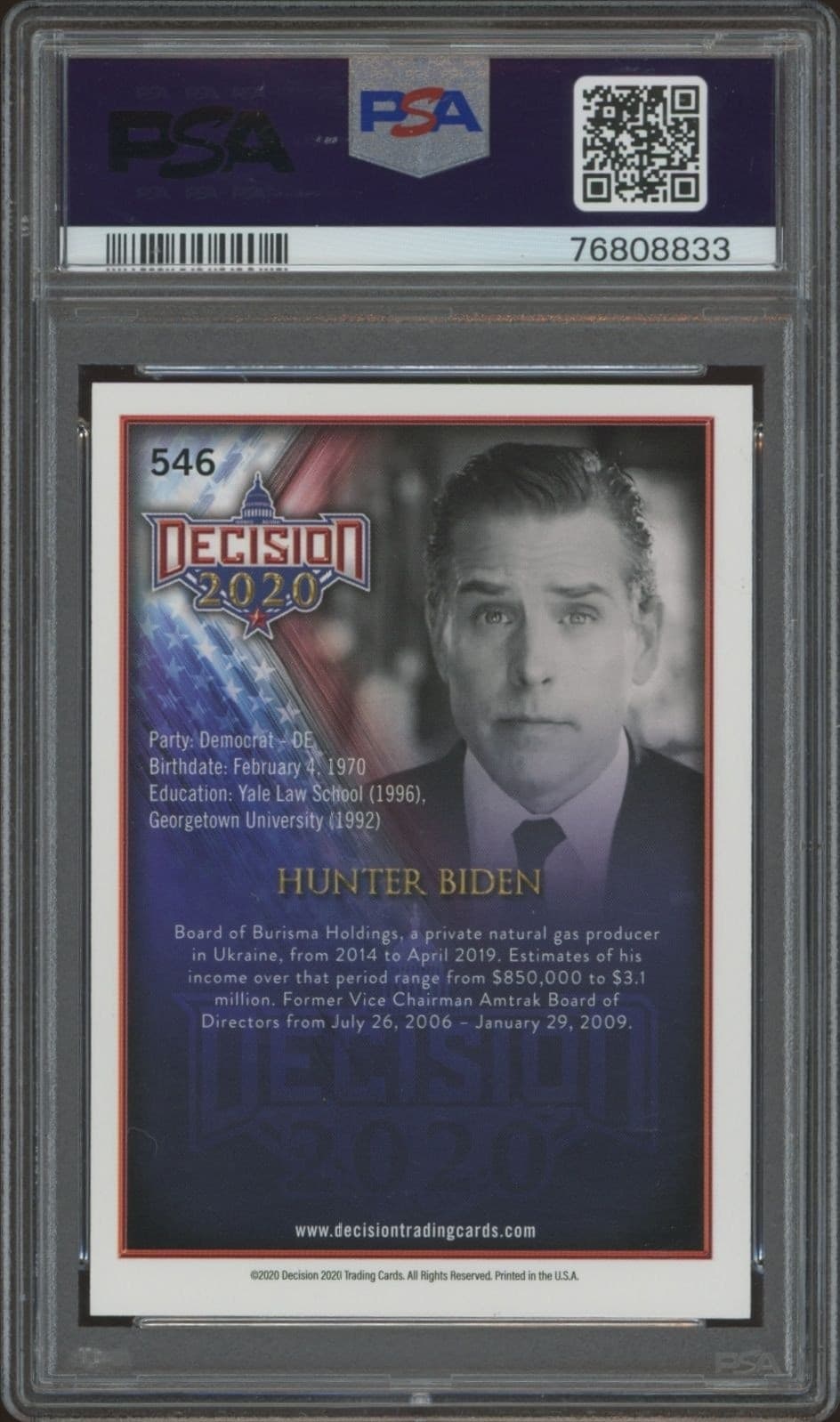 Hunter Biden - Back