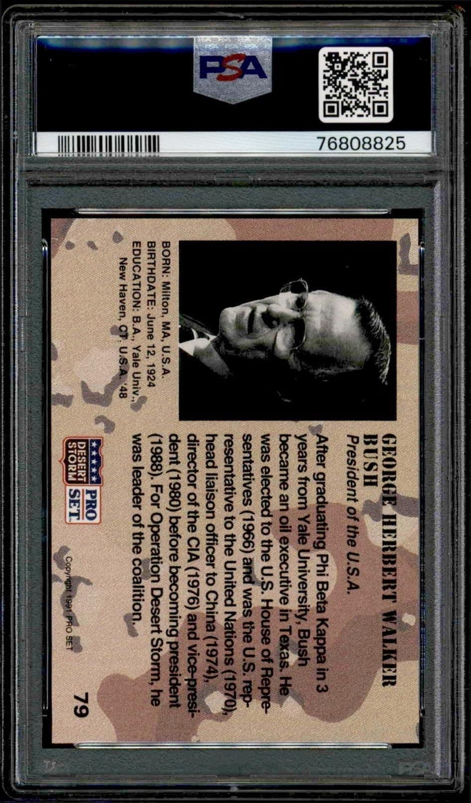 George Herbert Walker Bush - Back