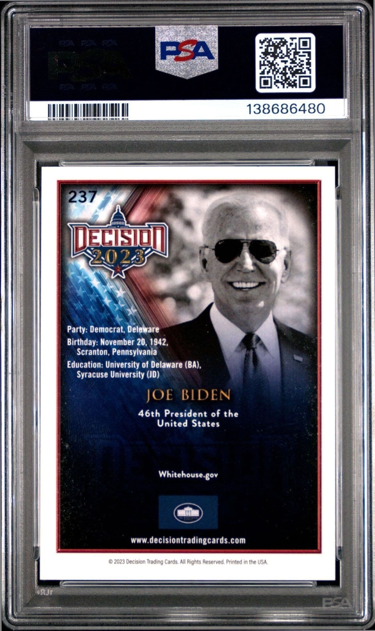 Joe Biden - Back
