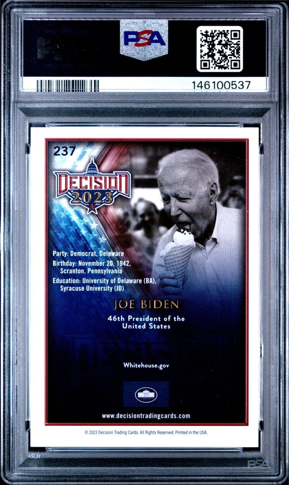 Joe Biden - Back